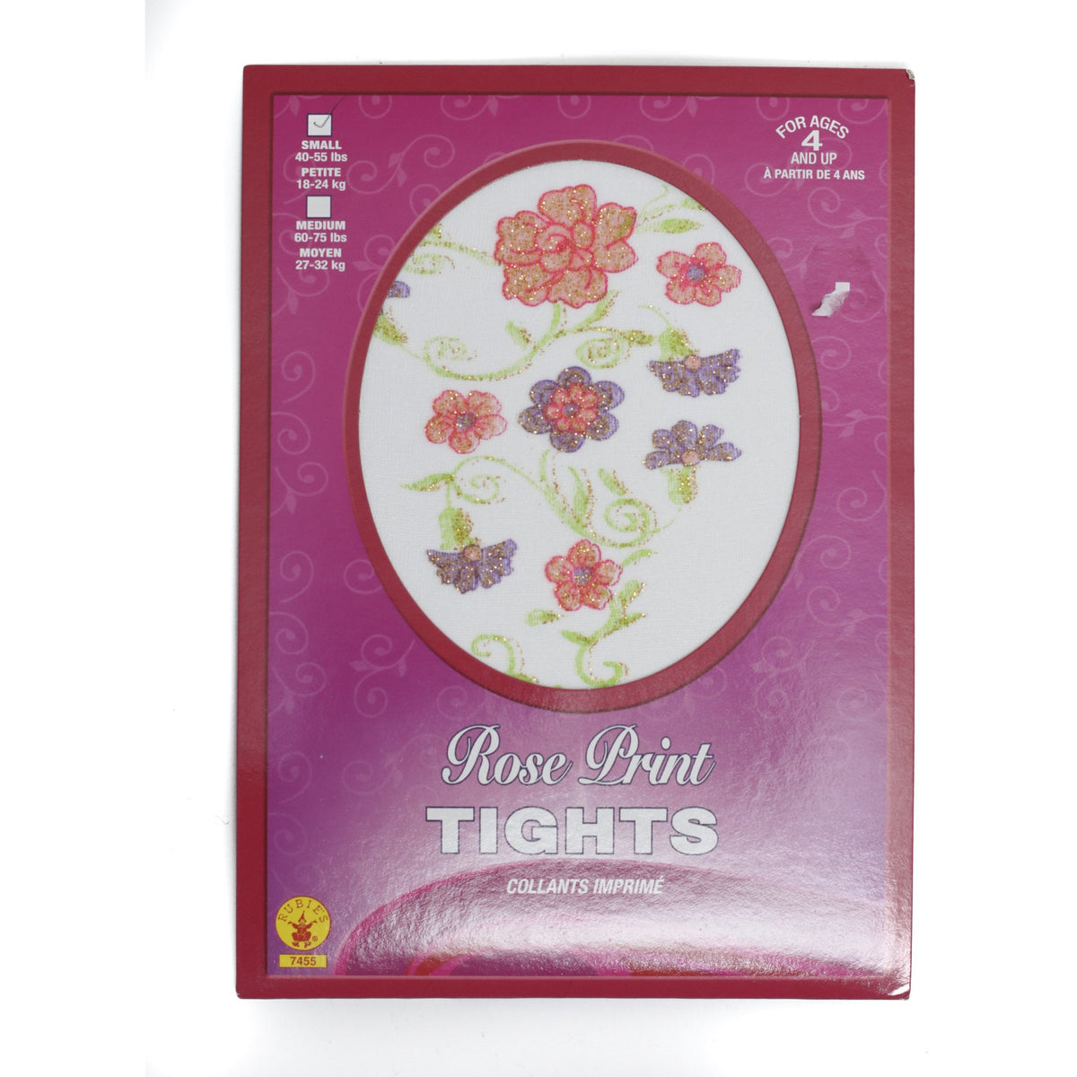 MEDIAS ESTAMPADO ROSAS