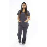 Uniforme de jockey gris oscuro
