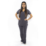 Uniforme de jockey gris oscuro