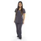 Uniforme de jockey gris oscuro