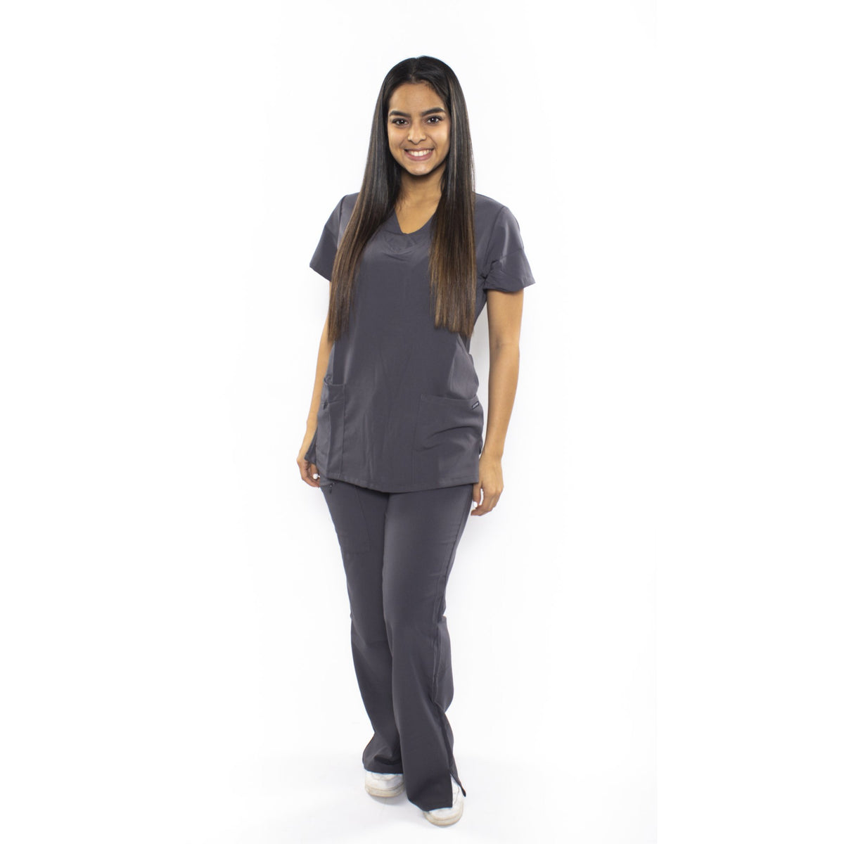 Uniforme de jockey gris oscuro