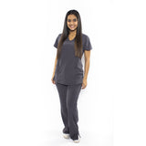 Uniforme de jockey gris oscuro