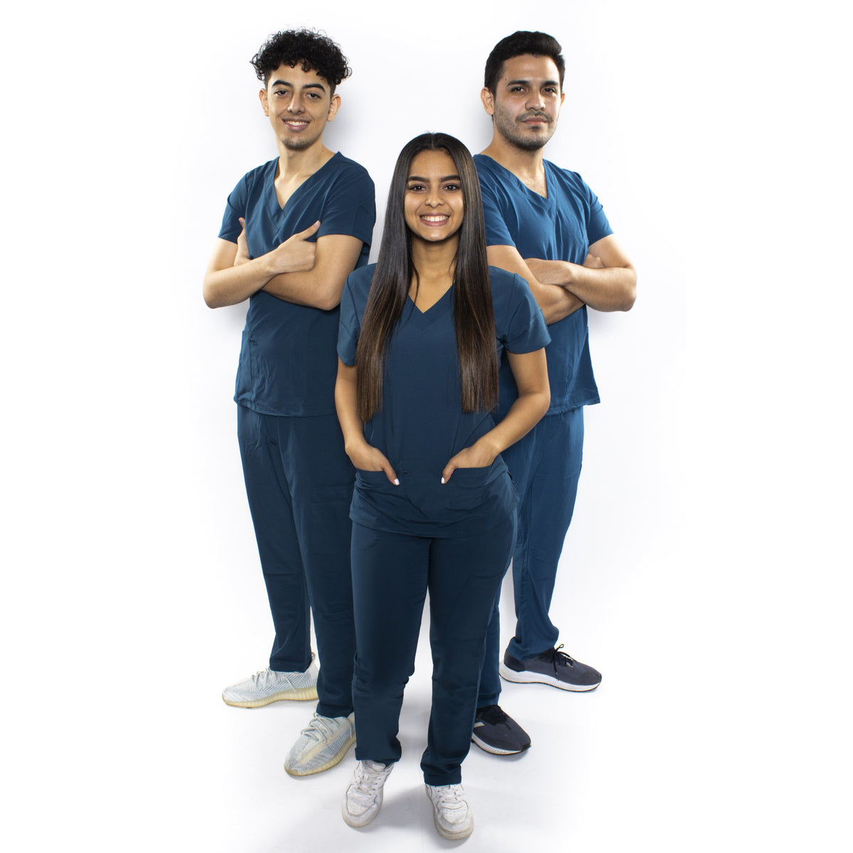 UNIFORME ELÁSTICO AZUL CARIBE