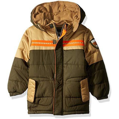Chaqueta acolchada de plumón Expedition para niños - Oliva