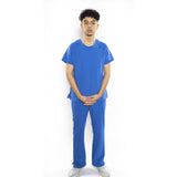 Uniforme Jockey Cuello Circular Azul