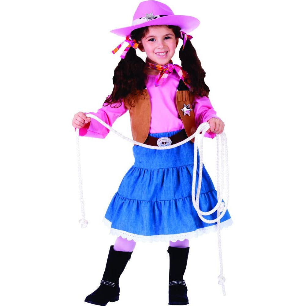 DISFRAZ INFANTIL DE VAQUERA JUNIOR