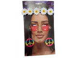 Hippie kit(headband,glasses,earrings)