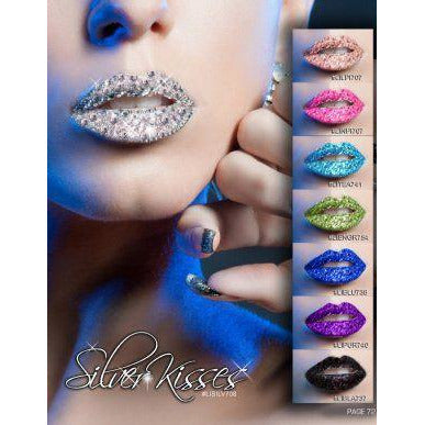 Besos de labios en 5 colores