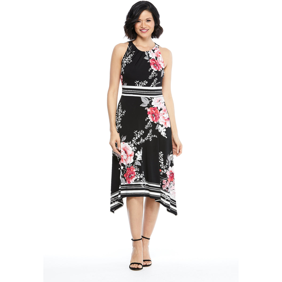 PLEATED COLLAR DRESS
