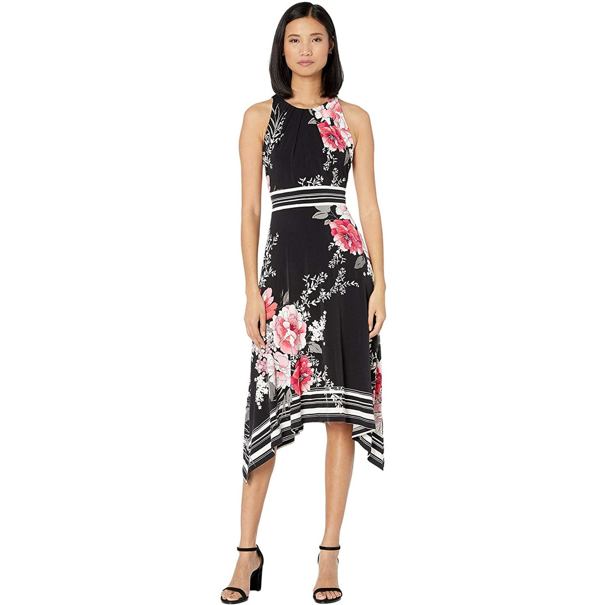PLEATED COLLAR DRESS