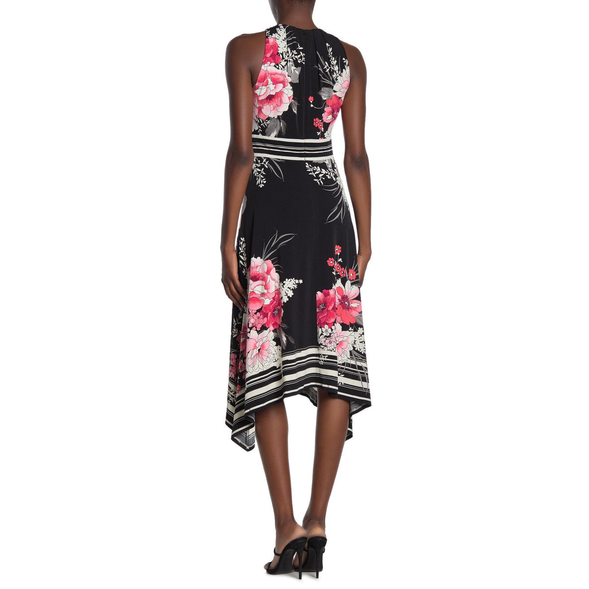 PLEATED COLLAR DRESS