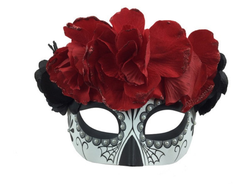 Mascarilla de media cara del DOD con flores