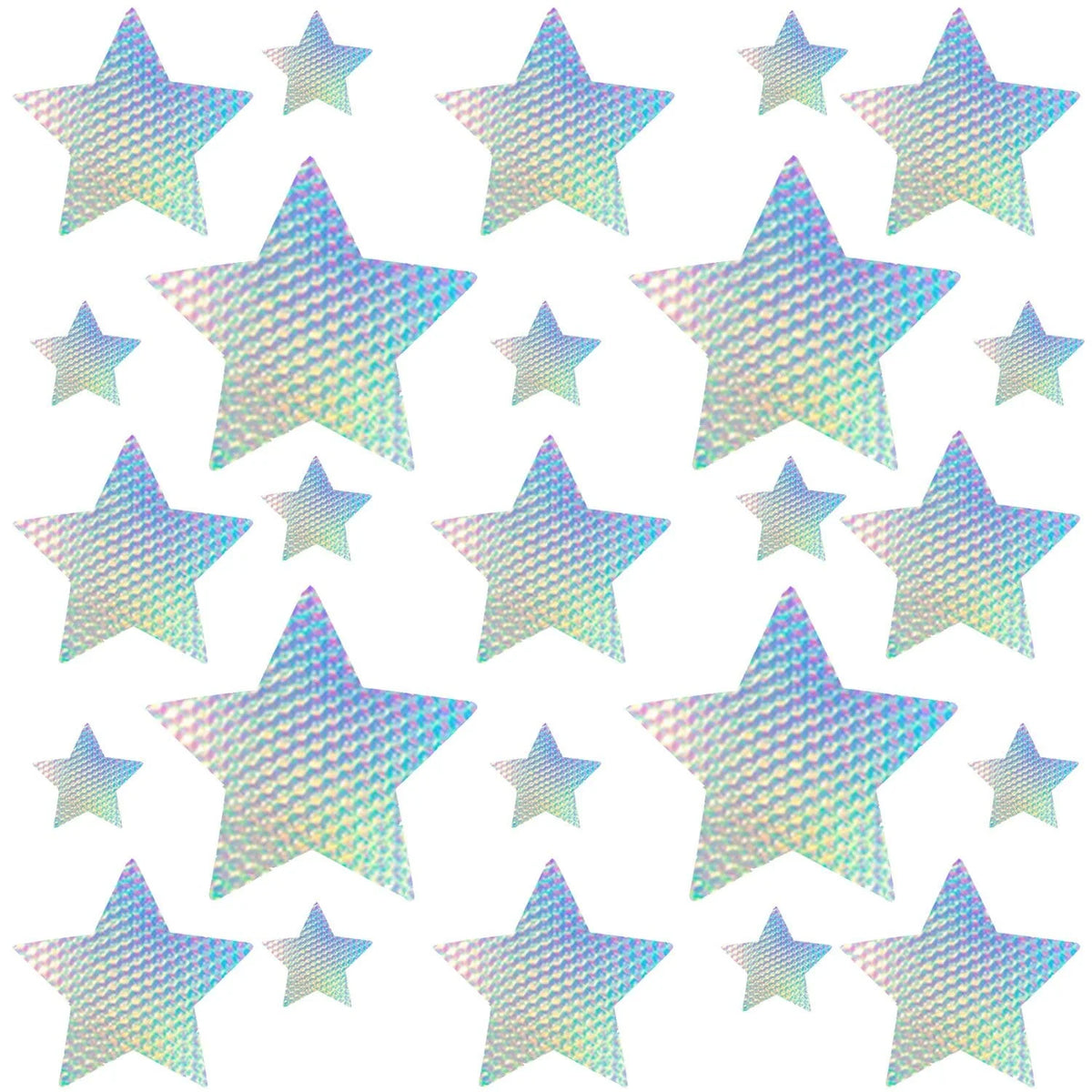 Mine Crafty Pastel Iridescent Starry Nights Nipple Sticker Crop Top