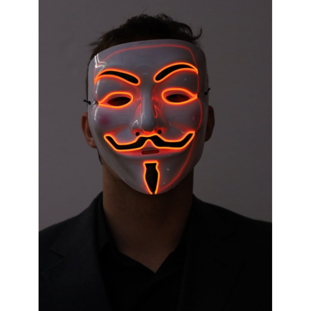Máscara de neón de V de Vendetta en 4 colores