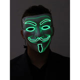 Máscara de neón de V de Vendetta en 4 colores