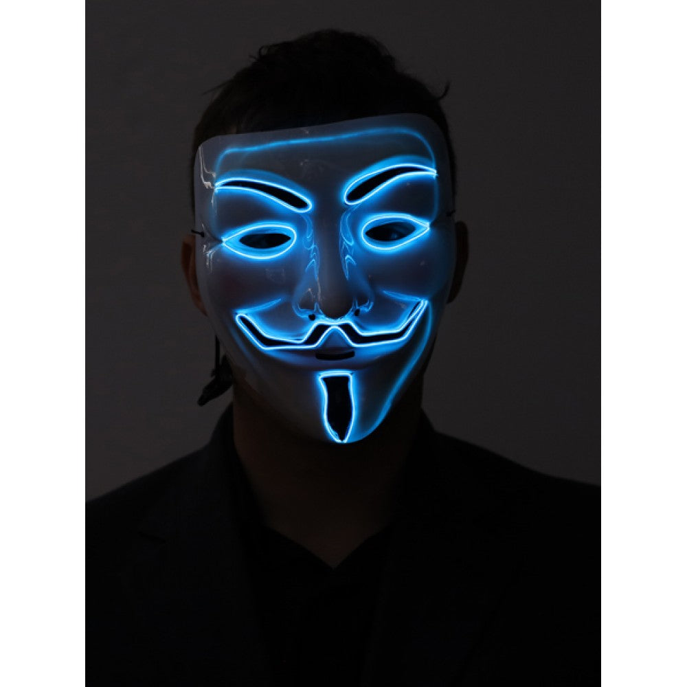 Máscara de neón de V de Vendetta en 4 colores