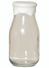 Botella de leche redonda de 16 oz con silicona