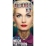 Tatuajes de polillas en el cuello