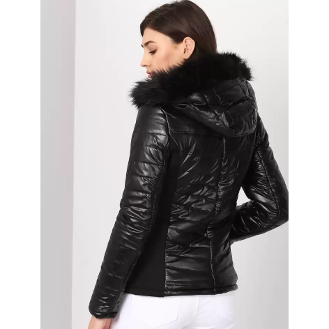 Chaqueta Sólida de Manga Larga para Mujer