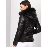 Chaqueta Sólida de Manga Larga para Mujer
