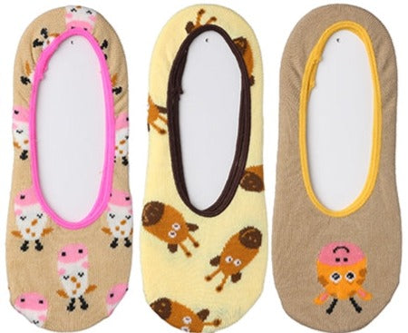 Calcetas invisibles Tipi Toe para mujer, paquete de 3