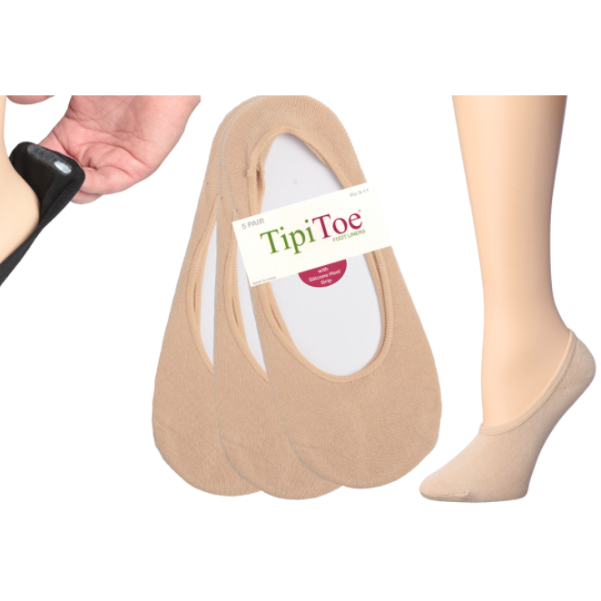 Forros de Mujer para Pies con Gel de Silicona, 3 Pares