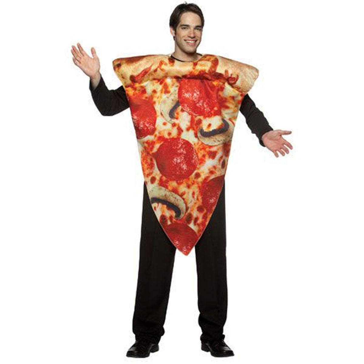 DISFRAZ DE HOMBRE CON TROZO DE PIZZA