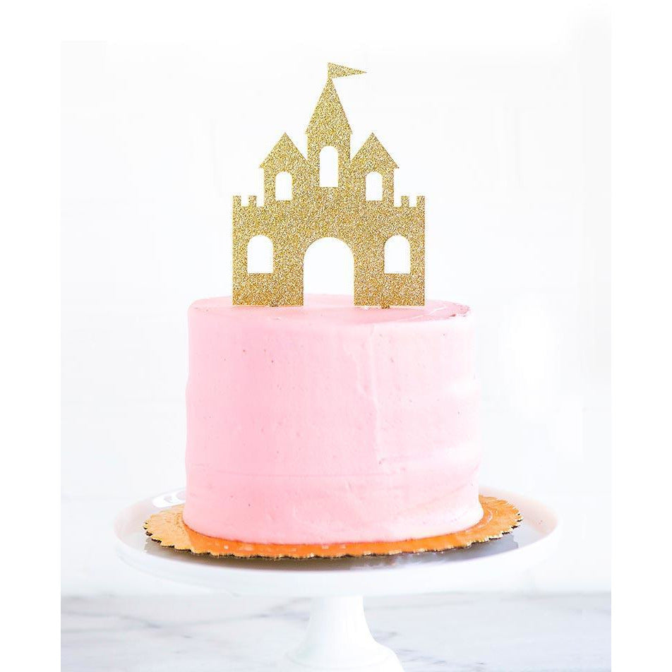 ADORNO DE PASTEL CASTILLO DE PRINCESA