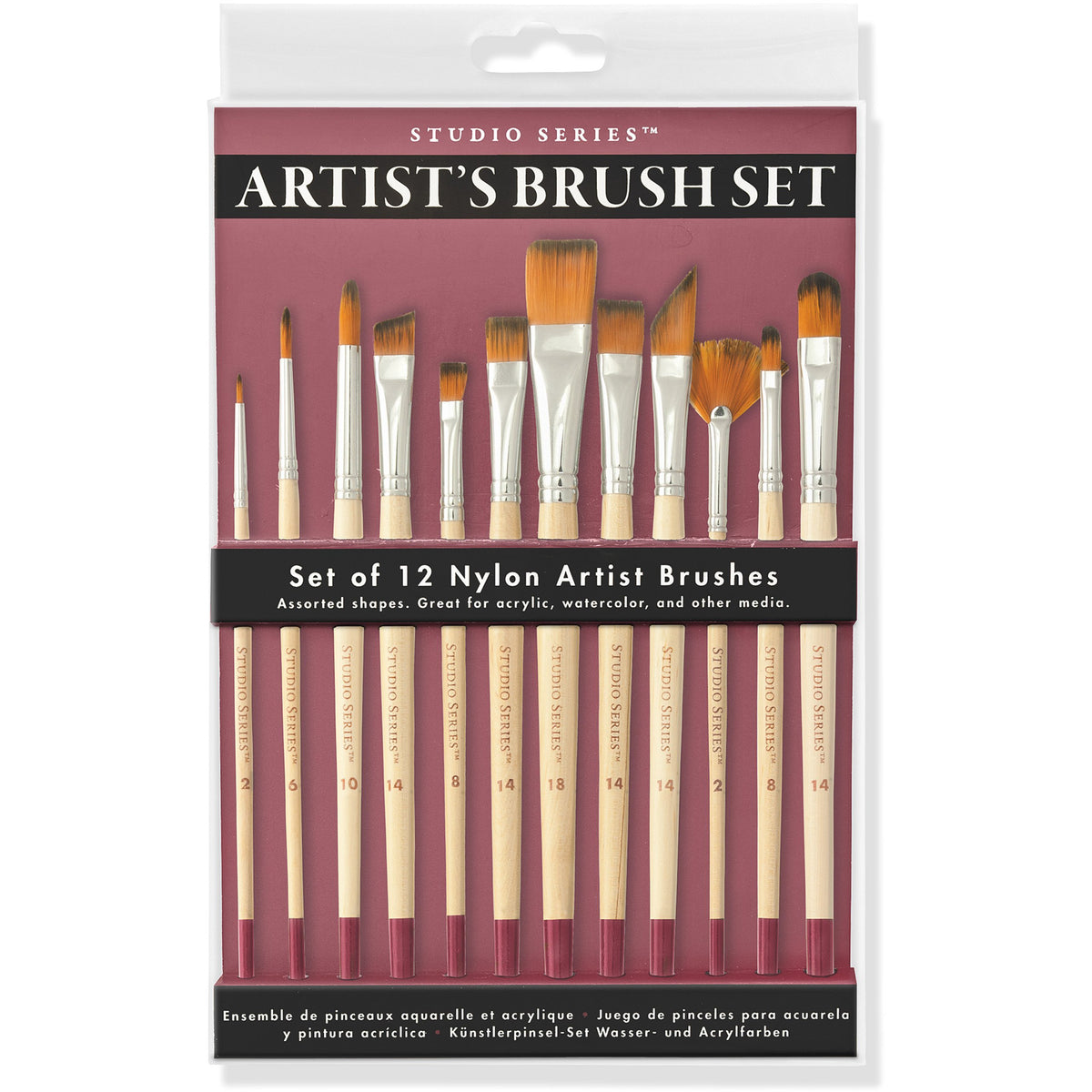 SET DE 12 PINCELES ARTIST