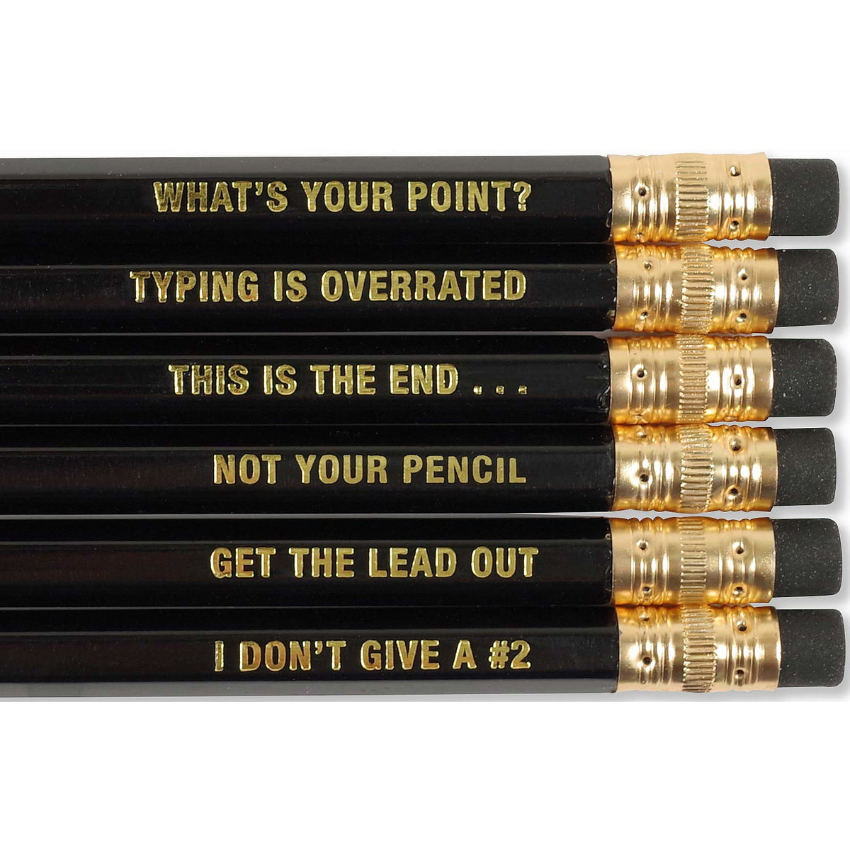 6 PREMIUM No 2 PENCILS