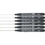6 MICROLINE PENS