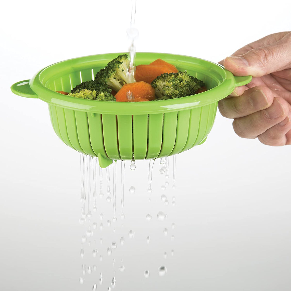 Vaporera Pequeña para Microondas, Gris