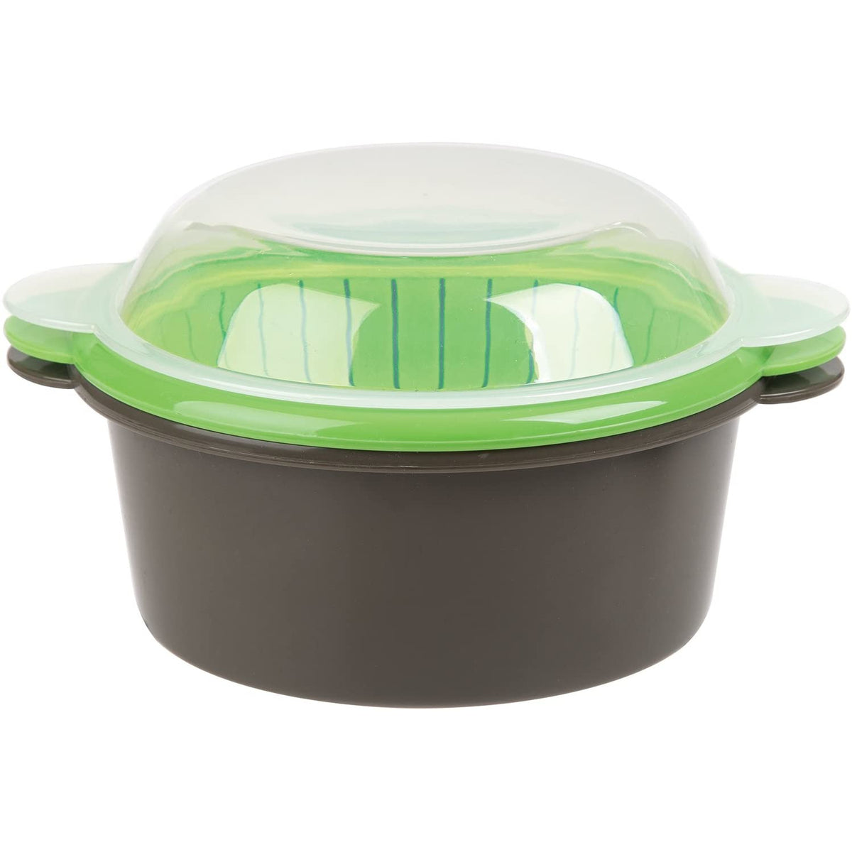 Vaporera Pequeña para Microondas, Gris