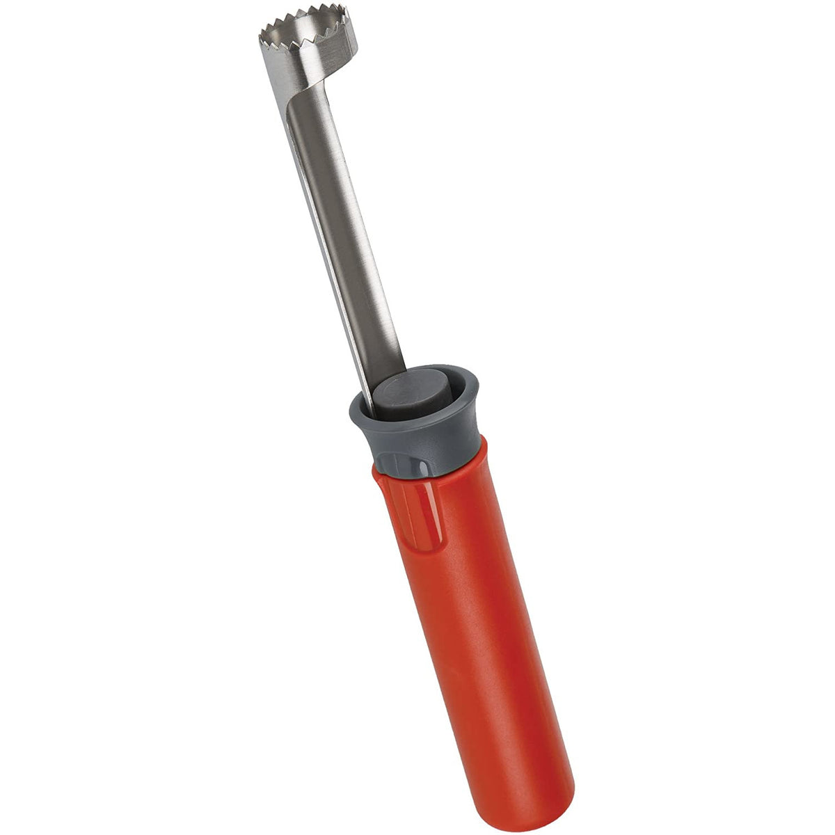 Utensilio para descorazonar y pelar manzanas