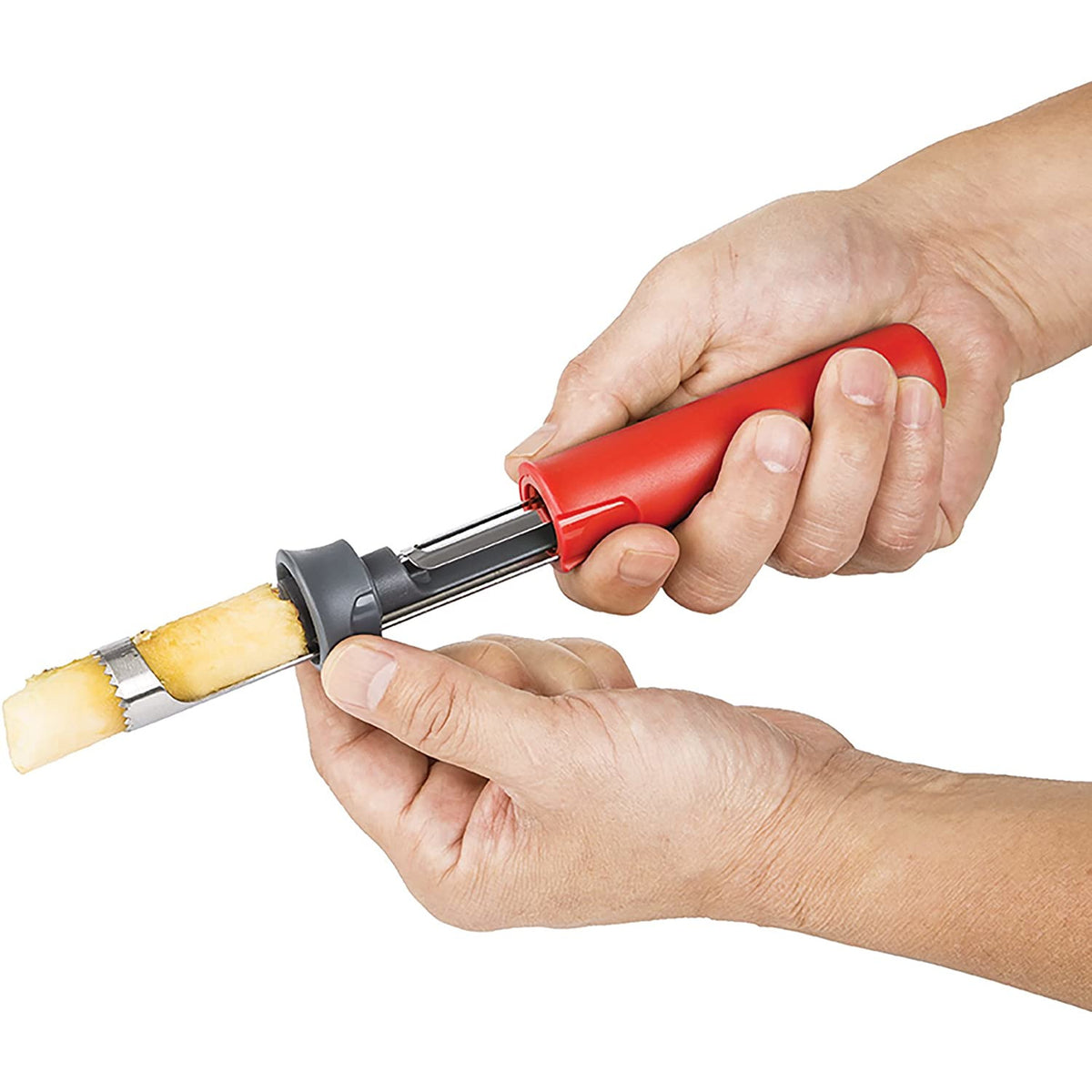 Utensilio para descorazonar y pelar manzanas