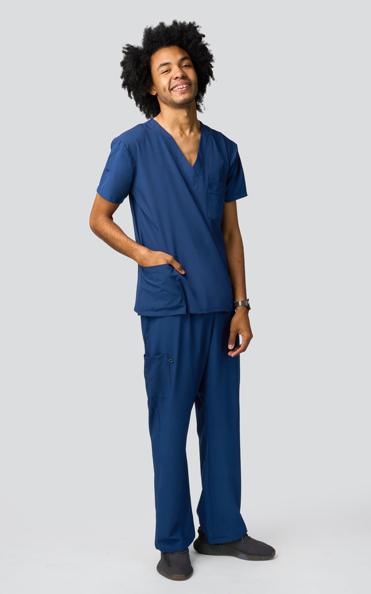 CONJUNTO INDIGO UNISEX CUELLO V