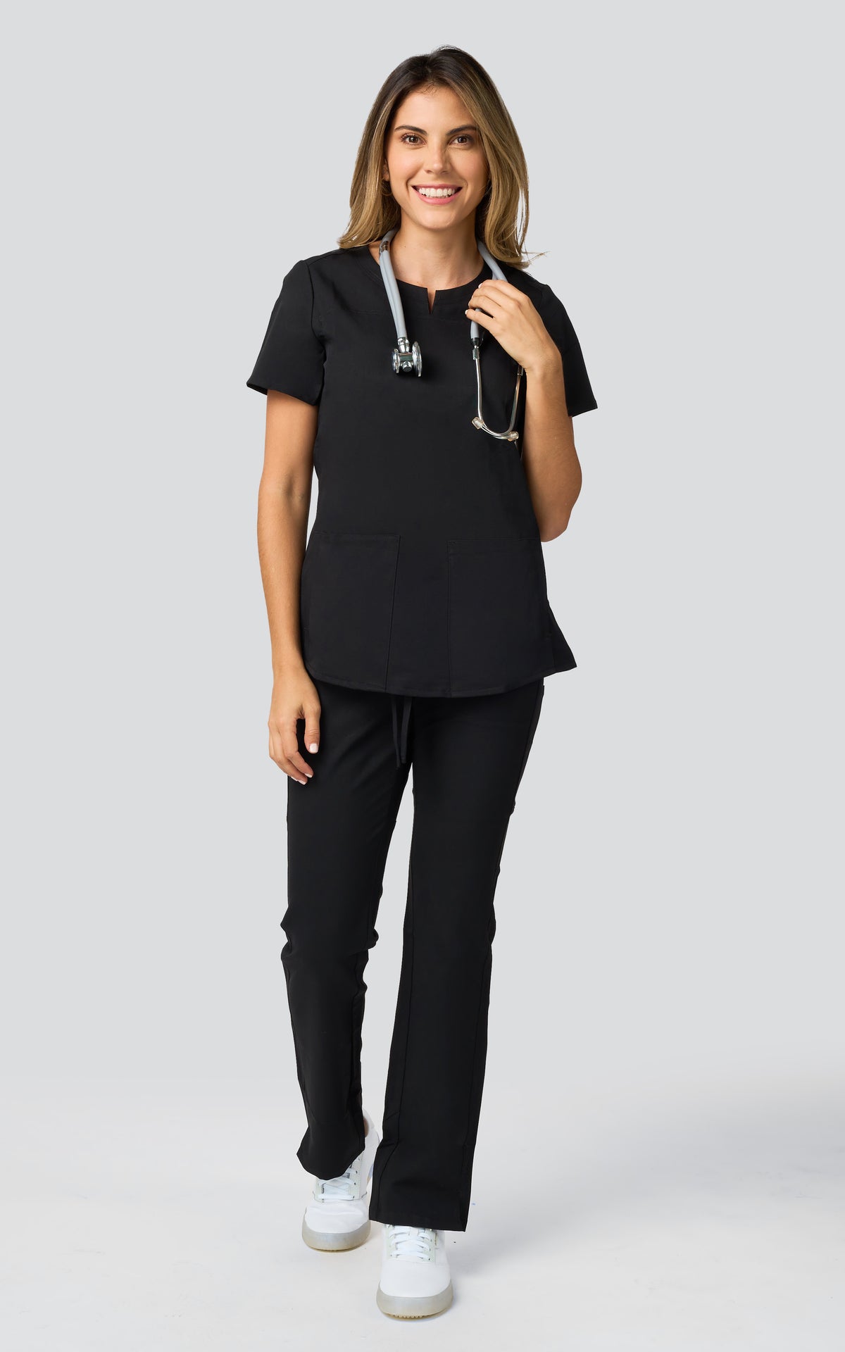 CAMISA UNIFORME MATRIX-NEGRO