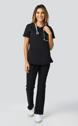 CAMISA UNIFORME MATRIX-NEGRO
