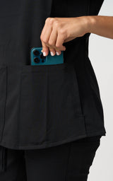 CAMISA UNIFORME MATRIX-NEGRO