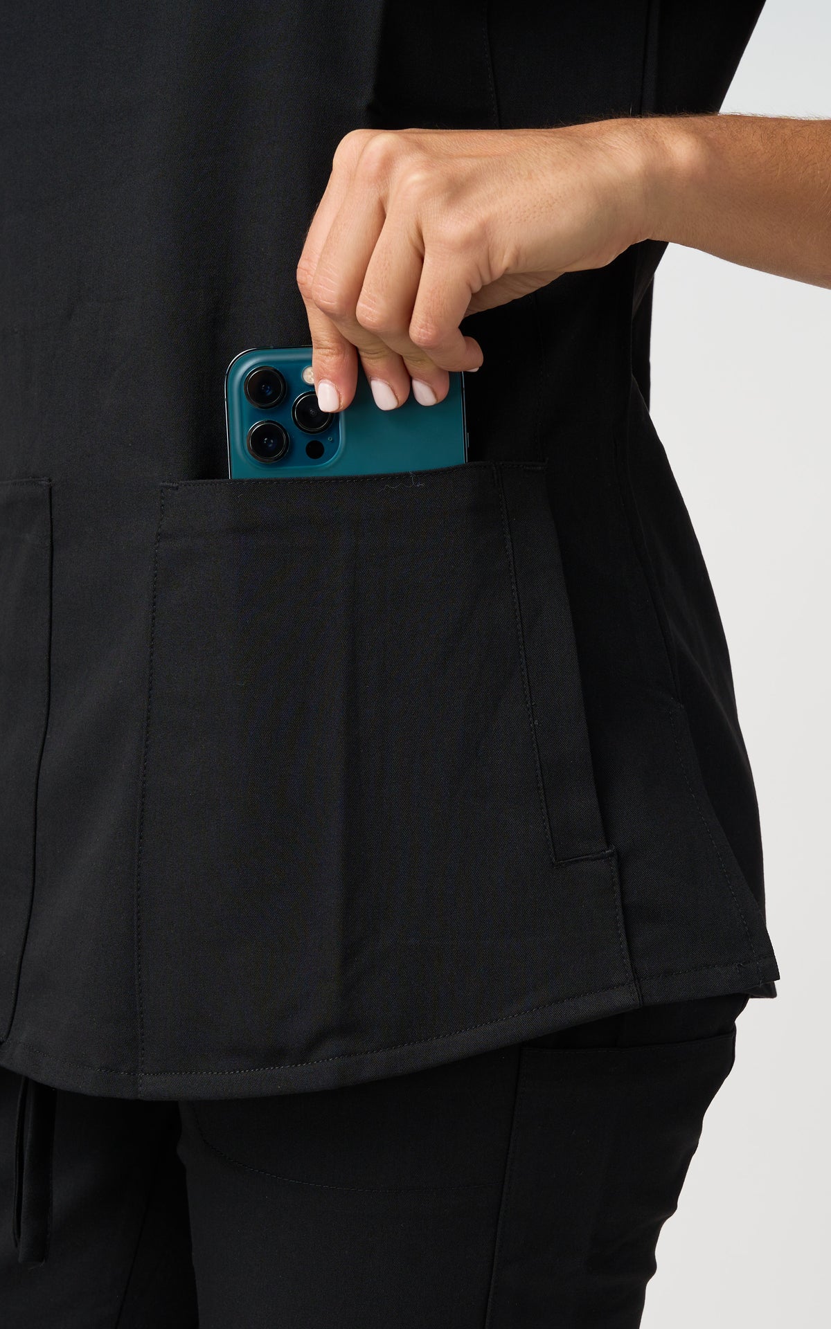 CAMISA UNIFORME MATRIX-NEGRO