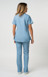 CAMISA UNIFORME MATRIZ-AZULGRIS