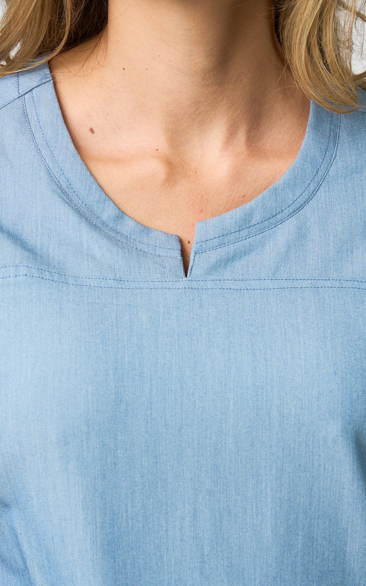 CAMISA UNIFORME MATRIZ-AZULGRIS