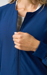 Chaqueta elástica color índigo