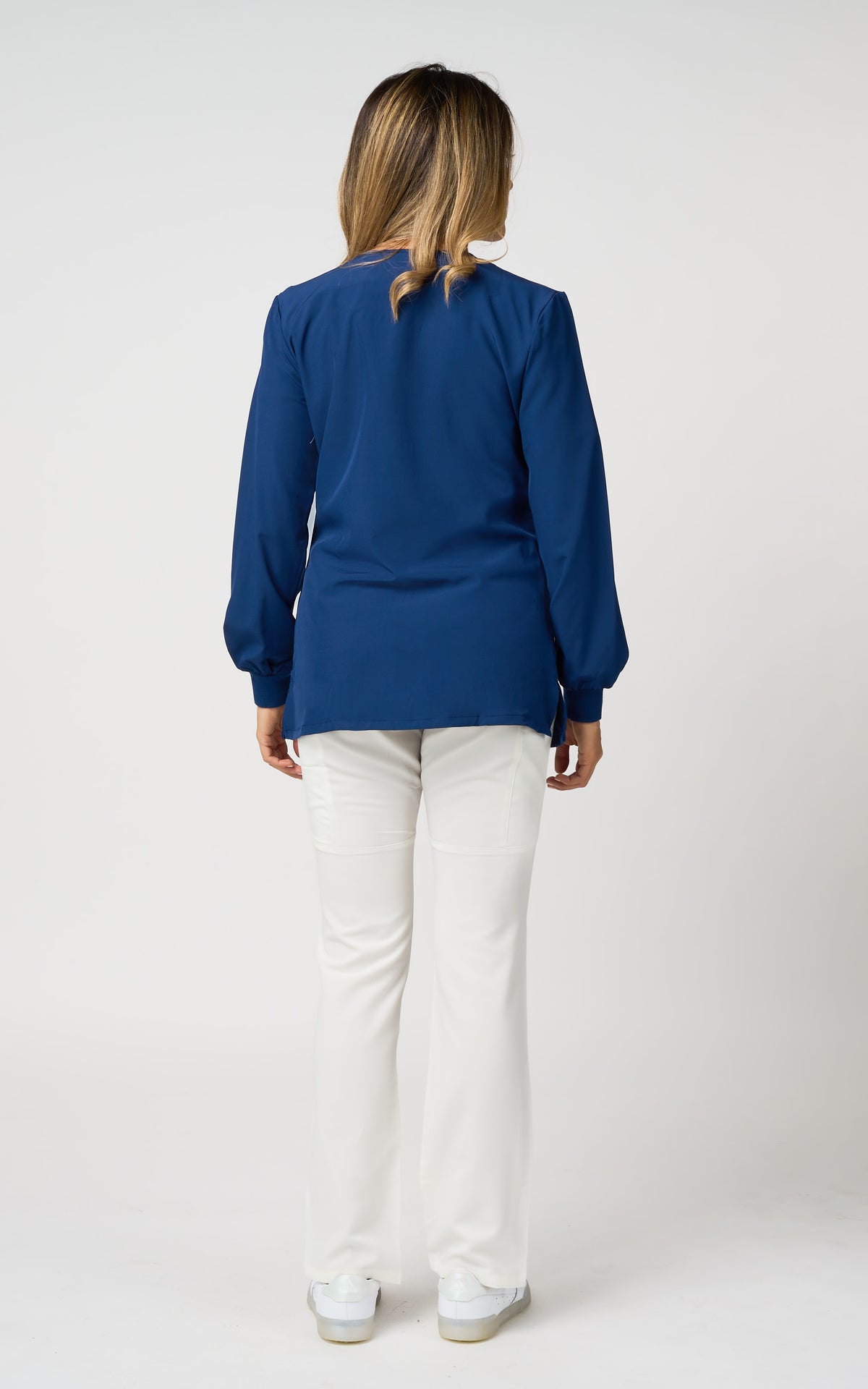 Chaqueta elástica color índigo