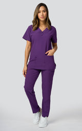 UNIFORME STRECH MORADO LOTO MODELO JOGGER (SLIM FIT)