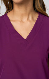 UNIFORME STRECH MORADO - BERRY MODELO JOGGER (AJUSTE ENTALLADO)