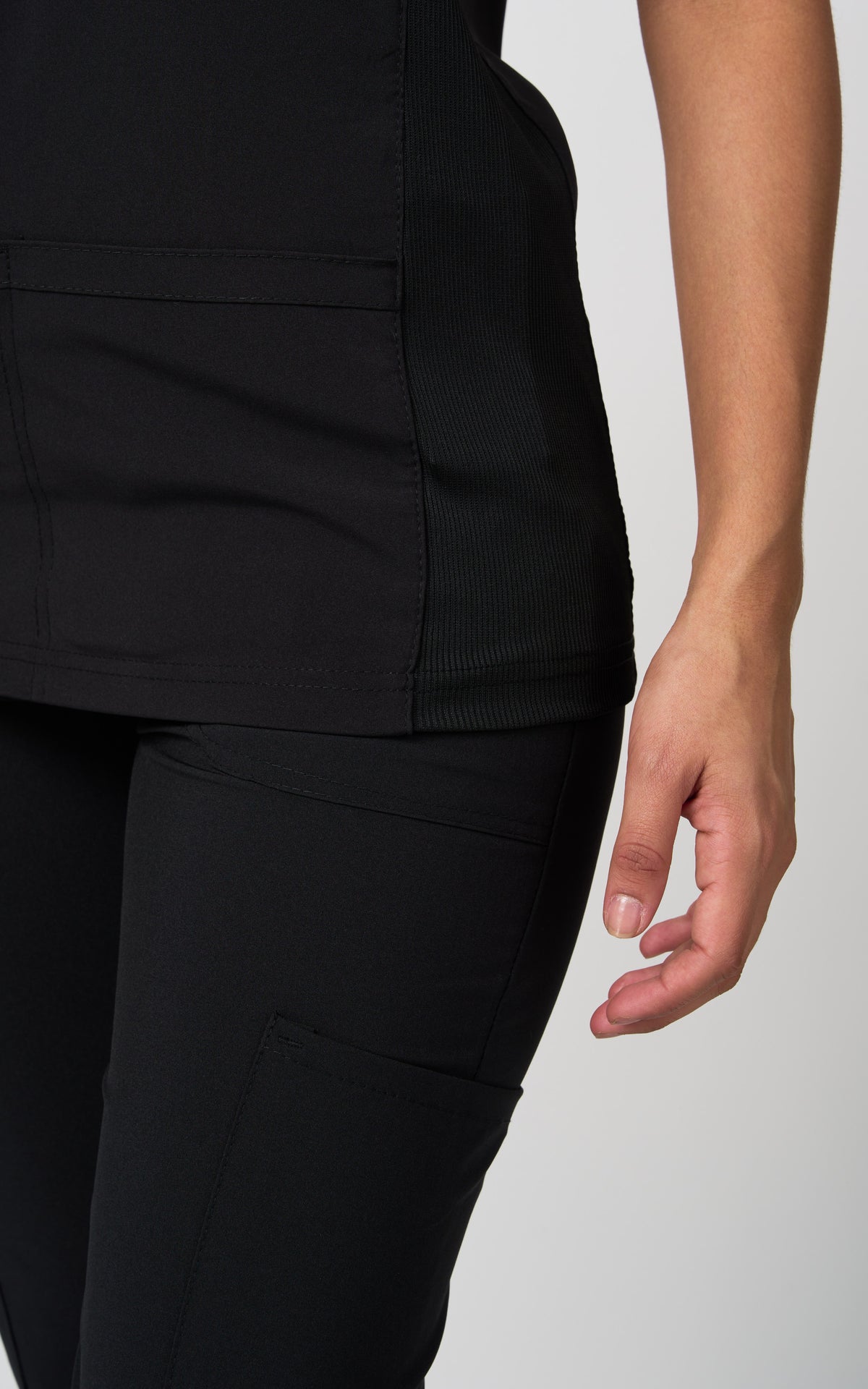 Conjuntos Uniflex D de elasticidad en 4 direcciones de color negro