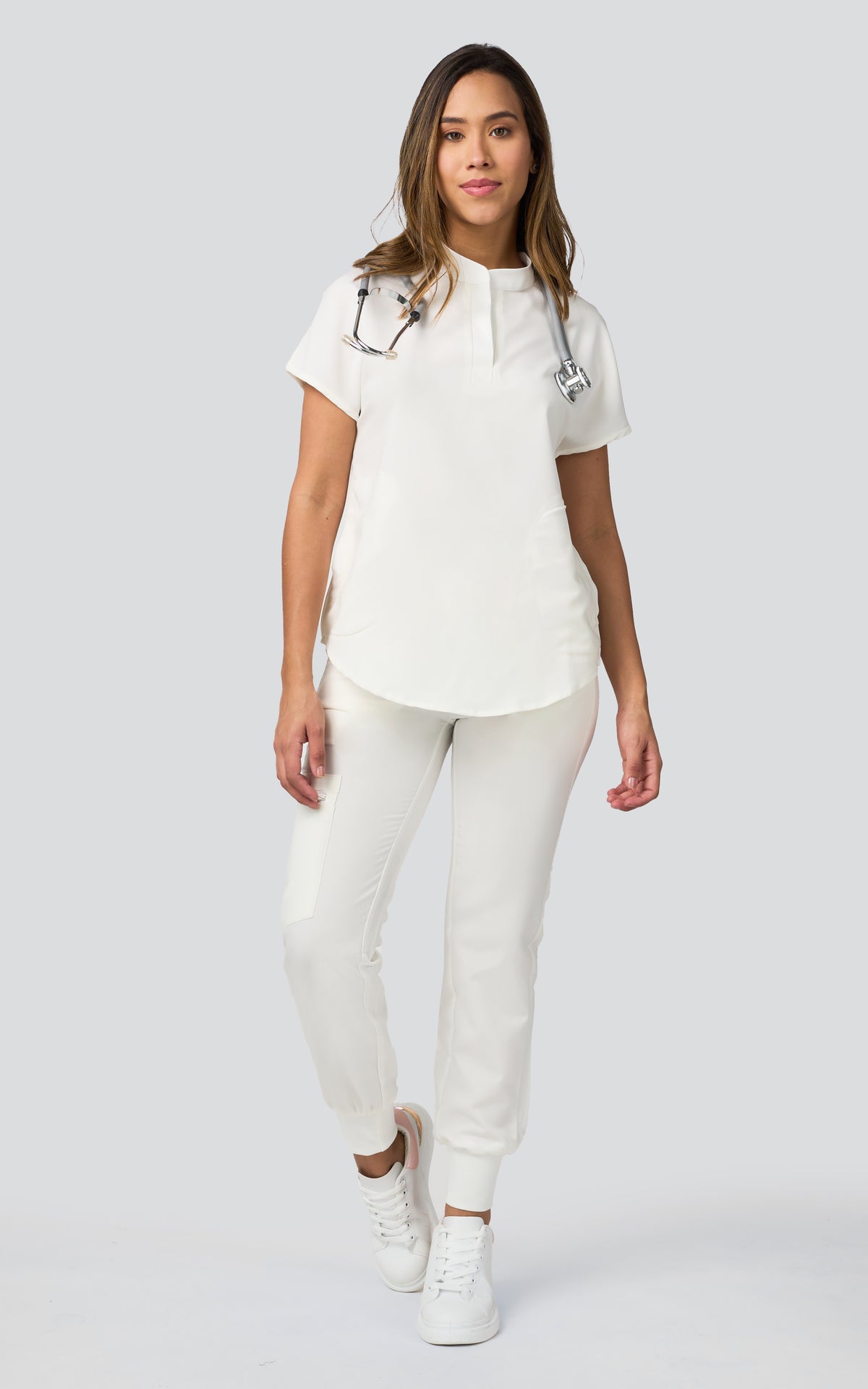 CAMISA UNIFORME ESPACIO-BLANCO