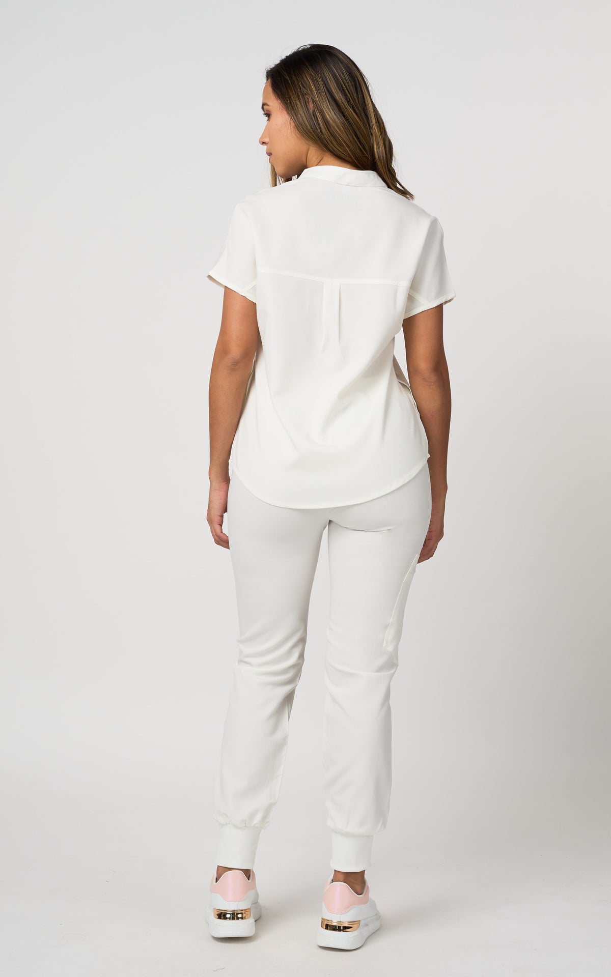 CAMISA UNIFORME ESPACIO-BLANCO