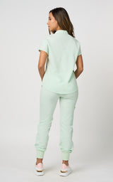 CAMISA UNIFORME ESPACIAL - VERDE CLARO